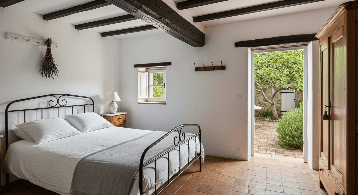 Chambre du Mas des Oliviers