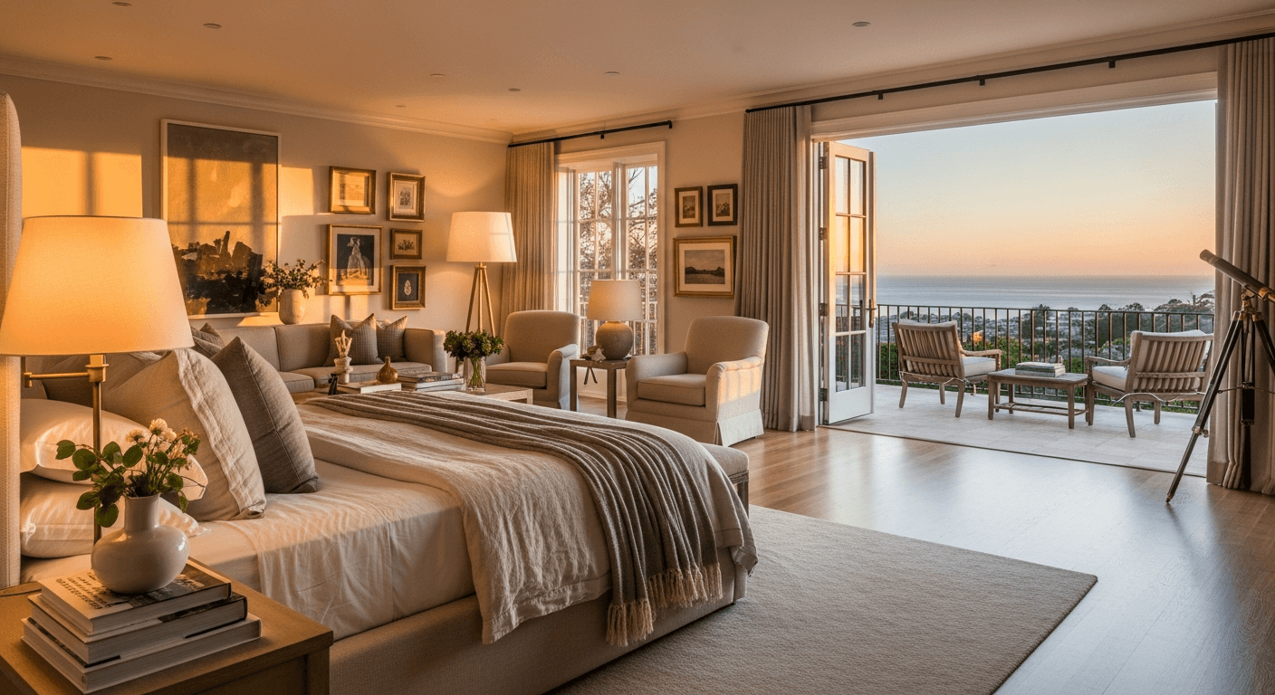 Suite parentale avec vue mer
